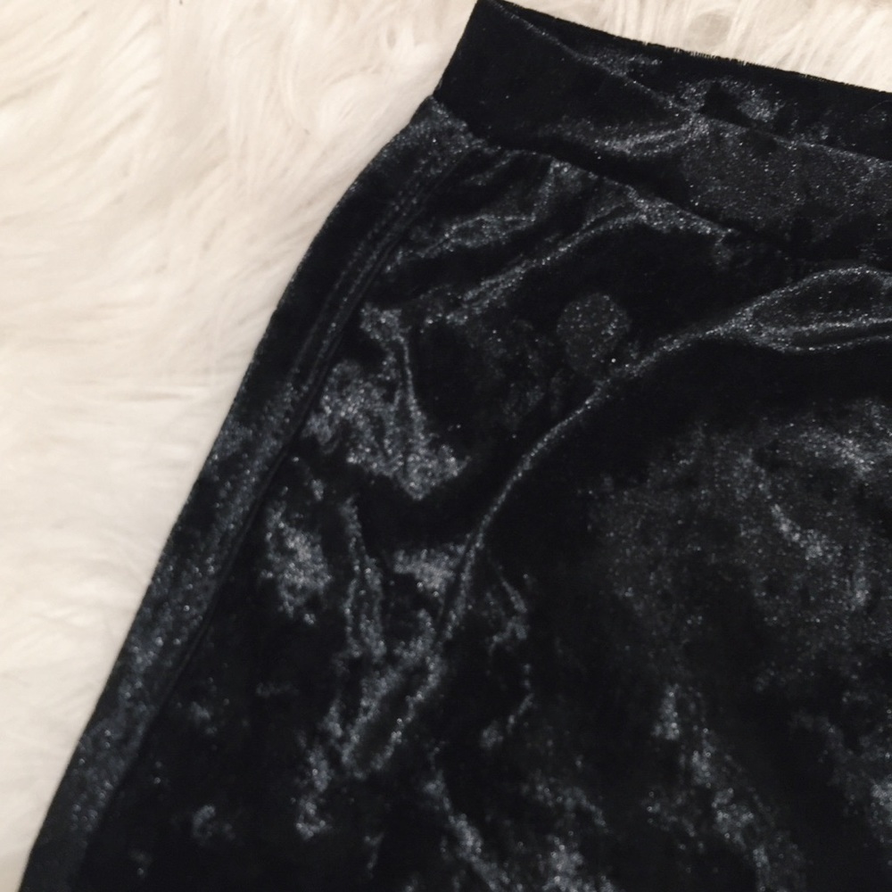 Black Velvet Dolphin Shorts
